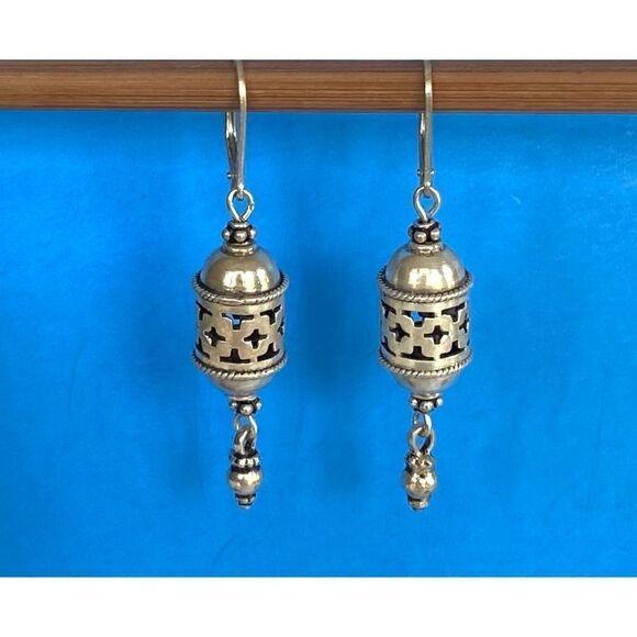 Sterling Silver Dangle Earrings-SOLD!! - Picture 2 of 7